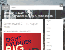 Tablet Screenshot of matthiasbublath.com